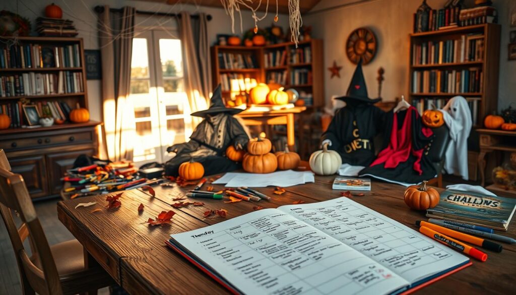 seasonal book costume calendar