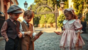 victorian era kids costume